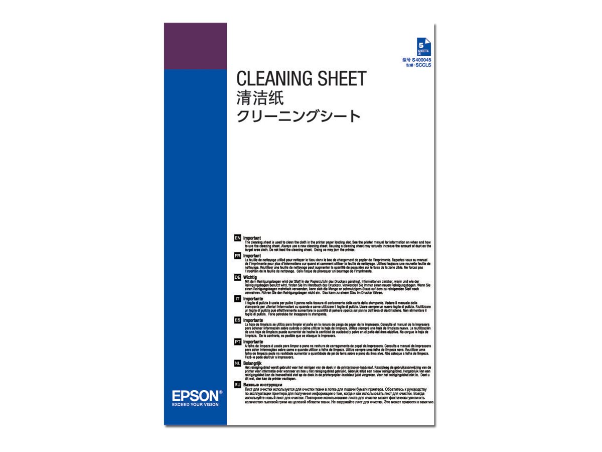 Epson Cleaning Sheets
