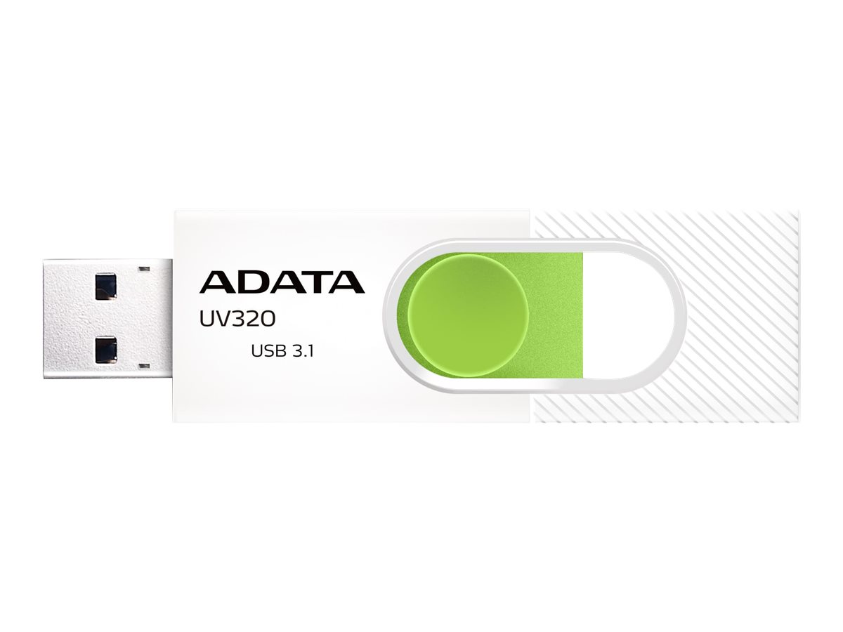 ADATA UV320 128GB USB 3.1 USB stick Grøn Hvid
