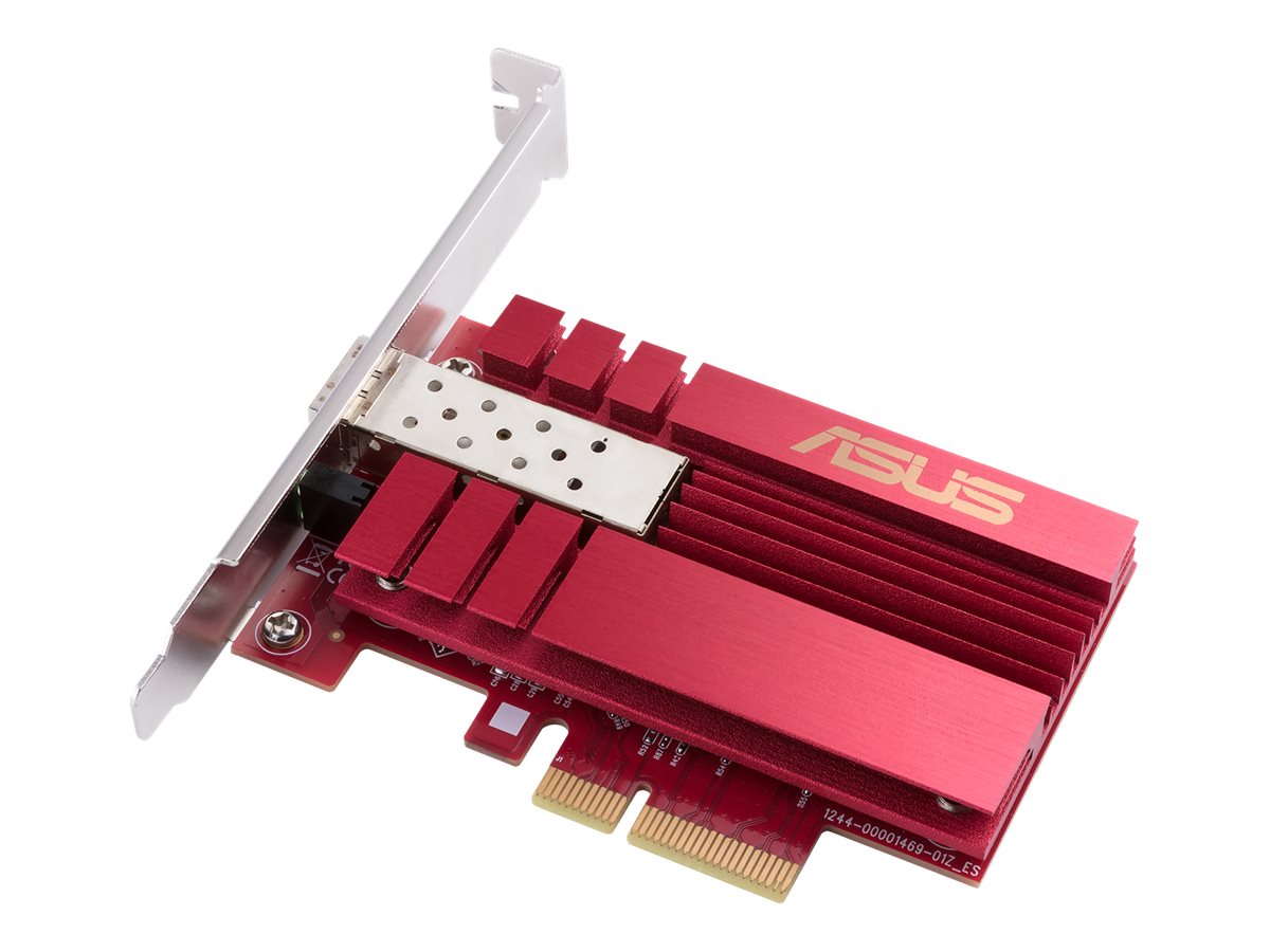 LAN ASUS XG-C100F 10G PCIe Network Adapter SFP+ port for Optical Fiber Transmission and DAC cable Netværksadapter - GEEKD.dk