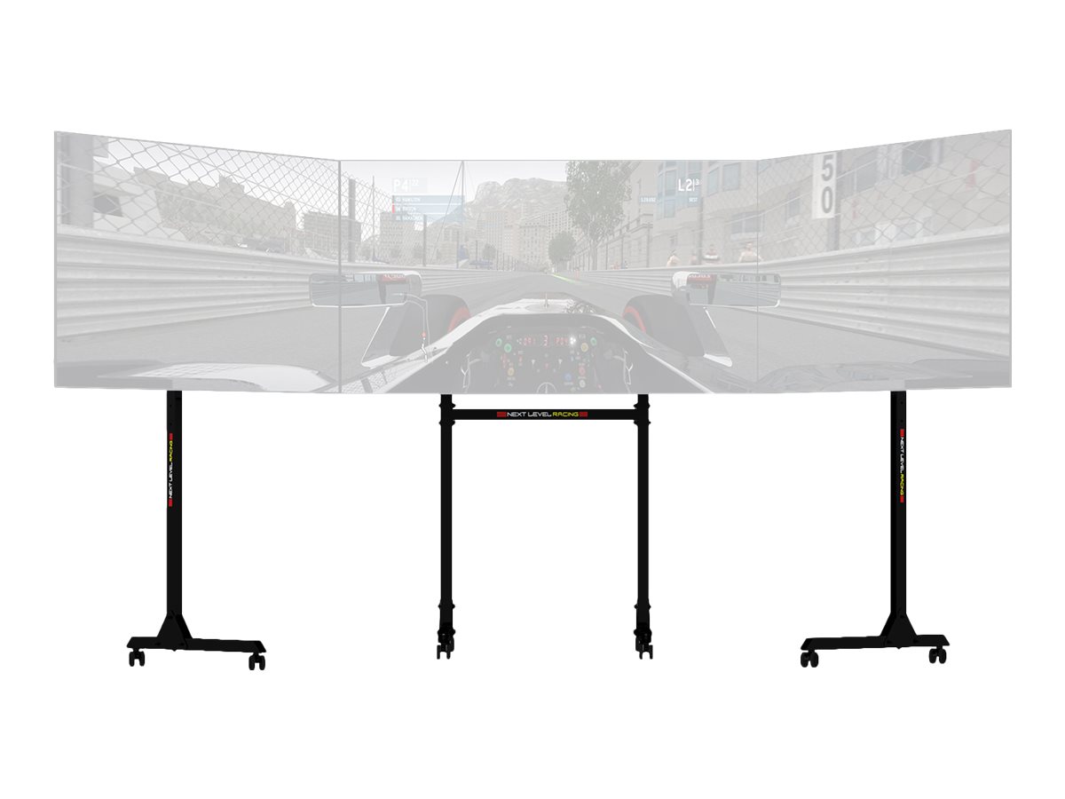 Next Level Racing Free Standing Triple Monitor Stand - mounting kit - Maks 70 kg - Maks størrelse 65"