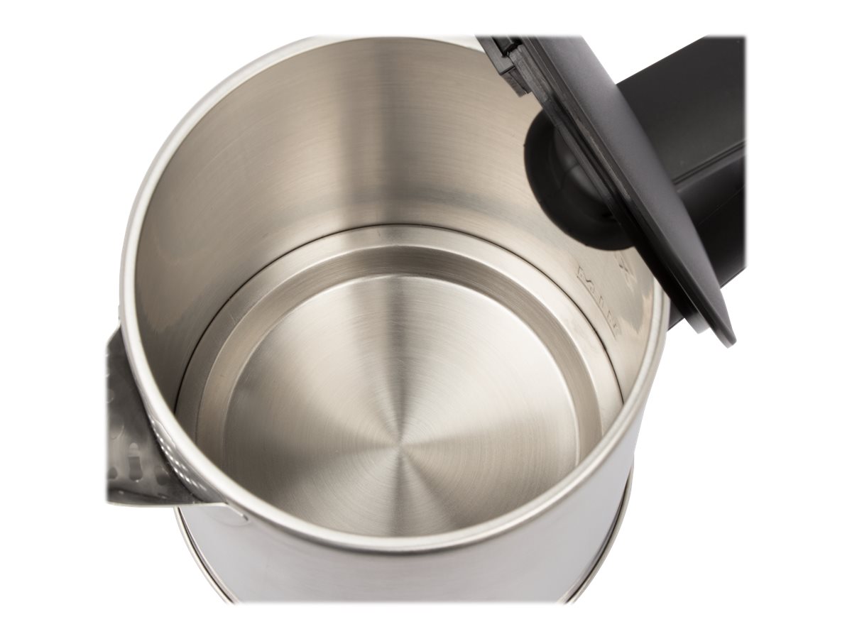 Clatronic WKS 3692 - Kedel - 1.5 liter - 2.2 kW - sort/rustfrit stål