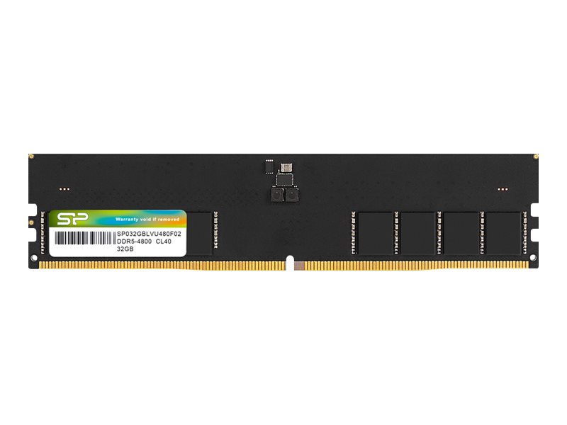 SILICON POWER DDR5 SDRAM 32GB 4800MHz CL40 On-die ECC DIMM 288-PIN