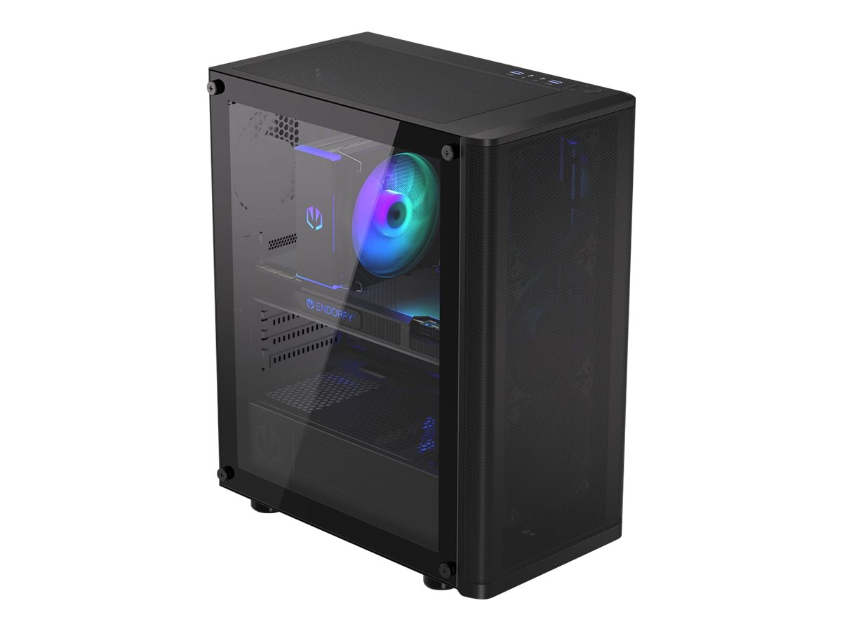 ENDORFY Ventum 200 Air - mid tower - ATX - Kabinet - Tower - Sort