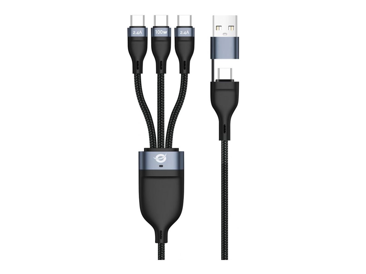 Conceptronic USB-C kabelsæt 1.5m Sort