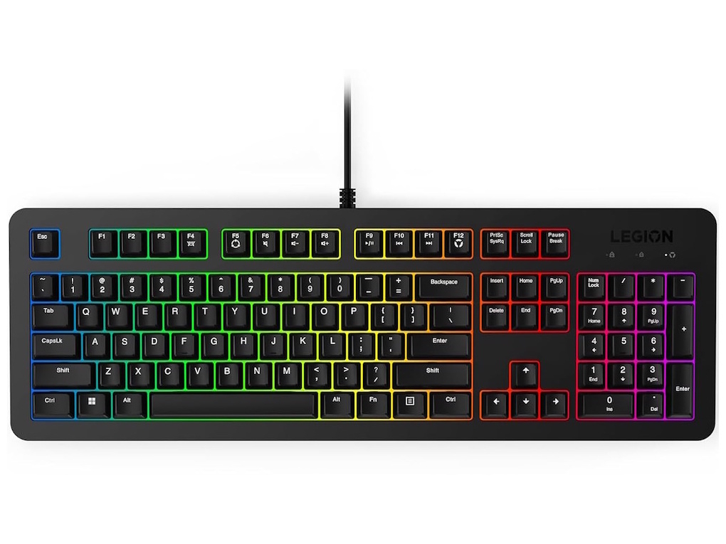 Lenovo Legion K310 Tastatur RGB Kabling Nordisk