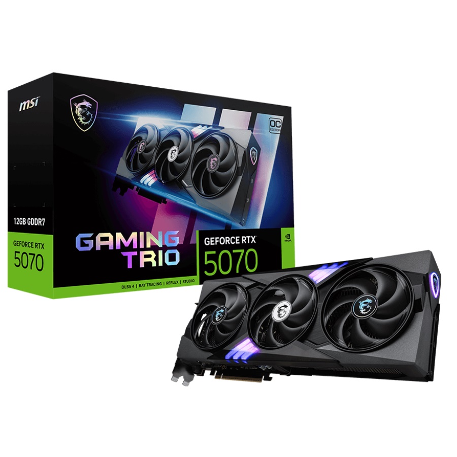 MSI GeForce RTX 5070 Gaming Trio OC 12GB billede