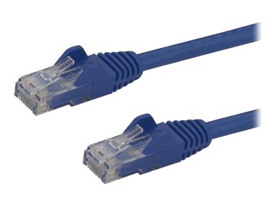 StarTech.com 3m CAT6 Cable - Blue Snagless CAT 6 Wire - 100W RJ45 UTP 650MHz Category 6 Network Patch Cord UL/TIA (N6PATC3MBL) CAT 6 Ikke afskærmet