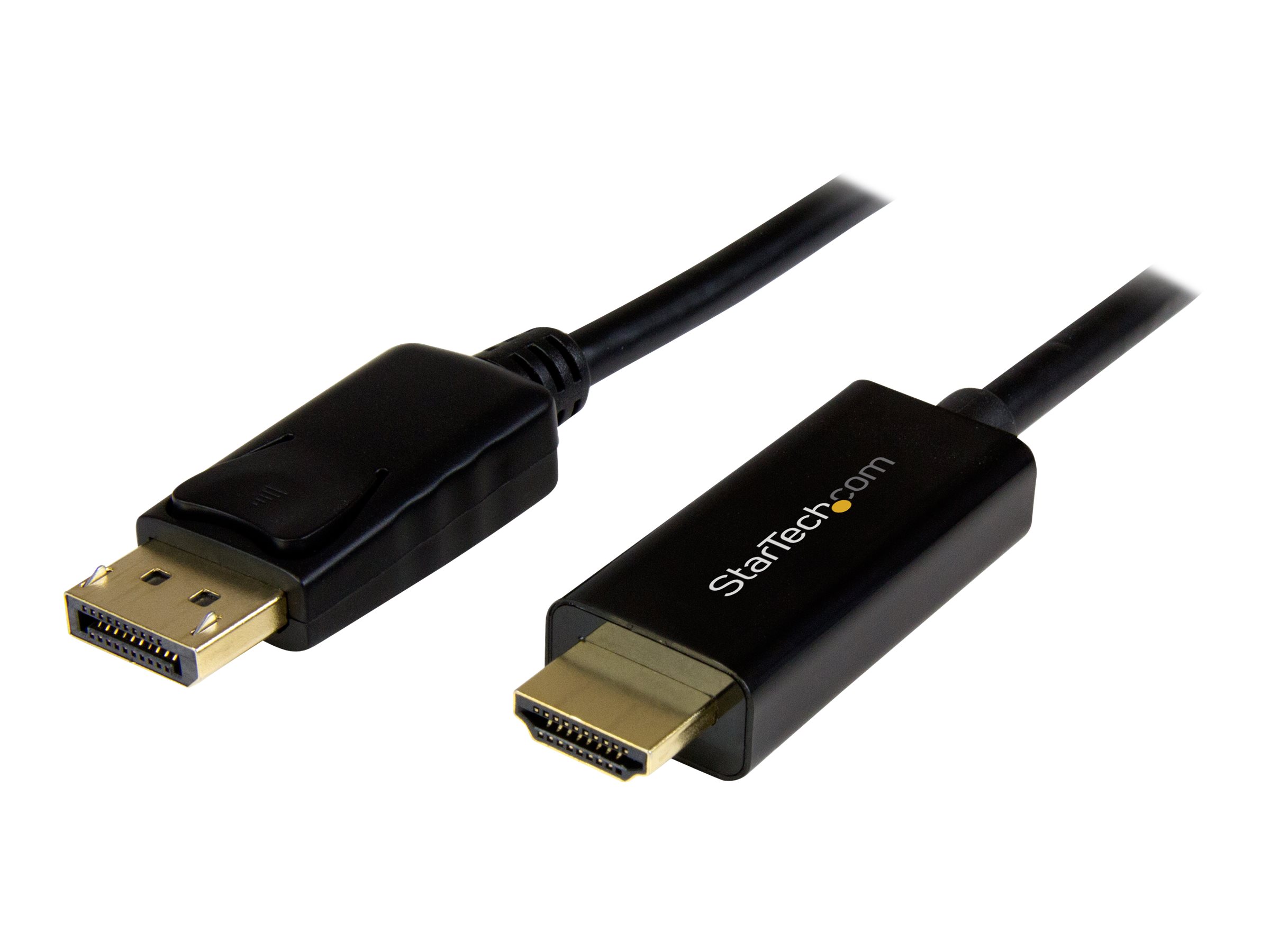 StarTech.com 3 ft (1 m) DisplayPort to HDMI Adapter Cable - 4K DisplayPort to HDMI Converter Cable - Computer Monitor Cable (DP2HDMM1MB) billede