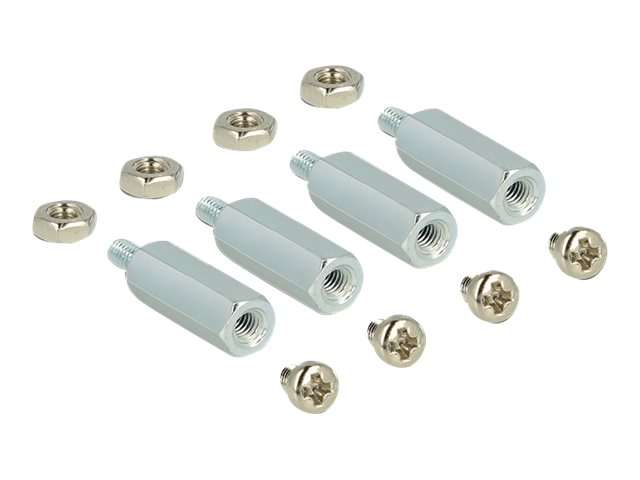 DeLOCK Skruesæt til montering af mainboard Sølv