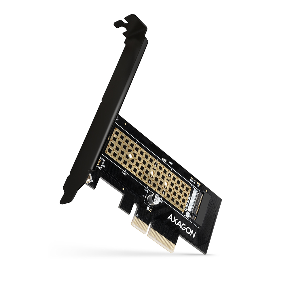 AXAGON PCEM2-N - Lagringskontrol - M.2 - M.2 NVMe Card - lavprofil - PCIe 3.0 x4