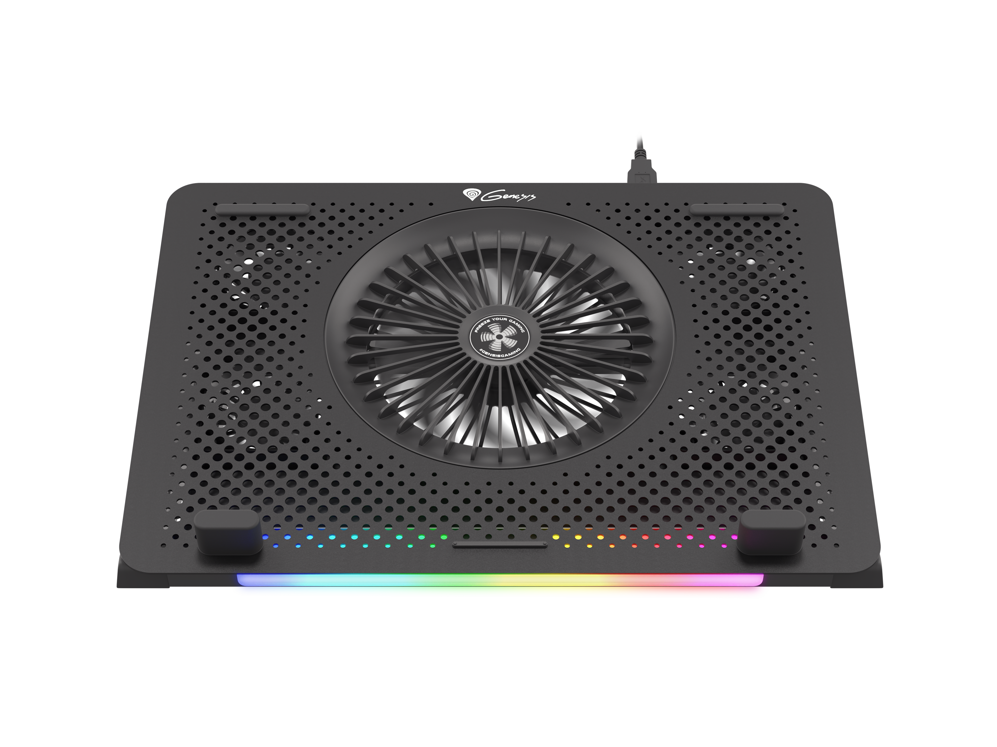 Genesis OXID 450 Bærbar computer køler måtte 1-pack Sort 140 mm/60 mm