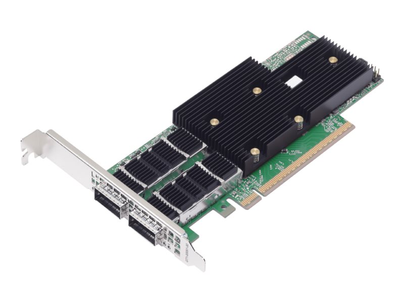 Broadcom P2200G - Netværksadapter - PCIe 5.0 x16 lavprofil - 400 Gigabit QSFP112 x 2