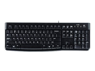 Logitech K120 Keyboard for Business - UK - Tastatur - Engelsk - Sort