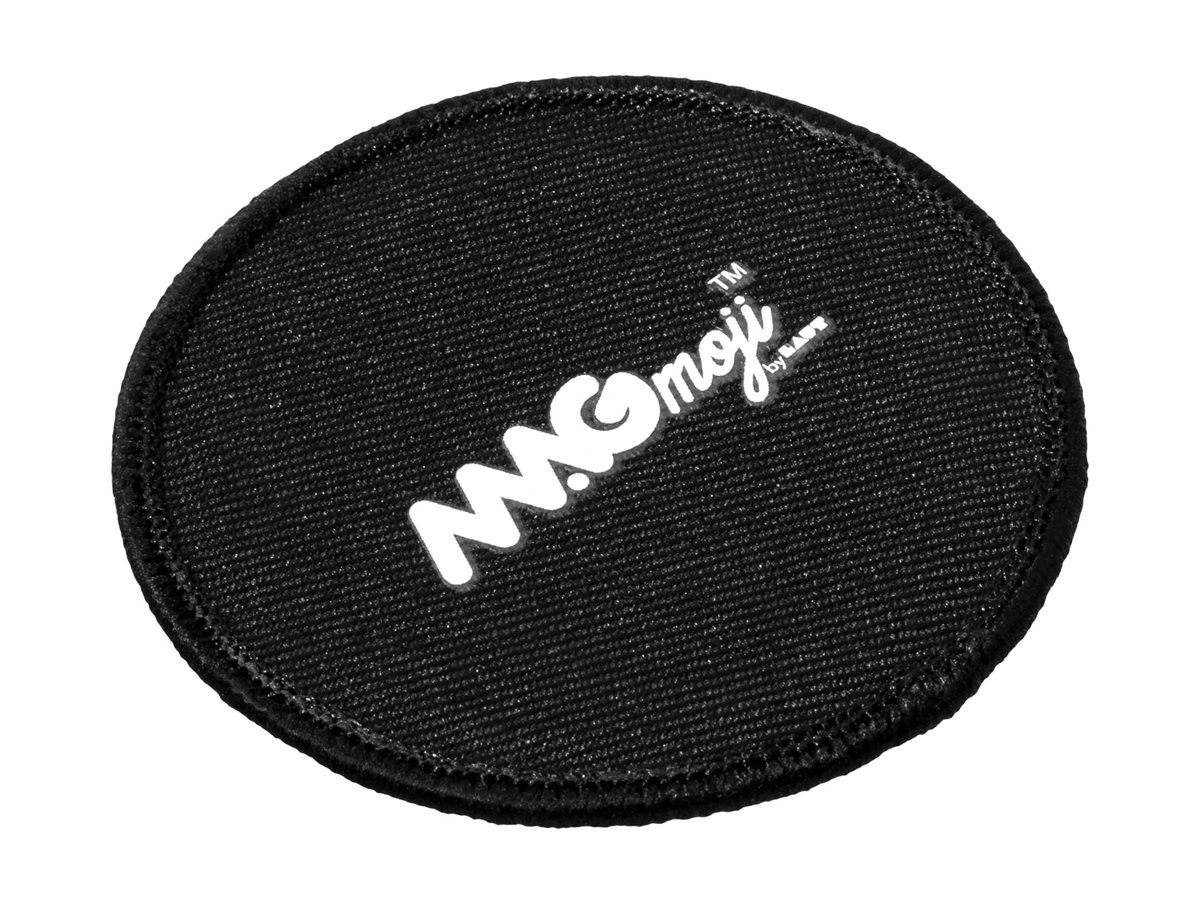 MAGMOJI Badge Good Vibes Only Logo badge Sort Sølv