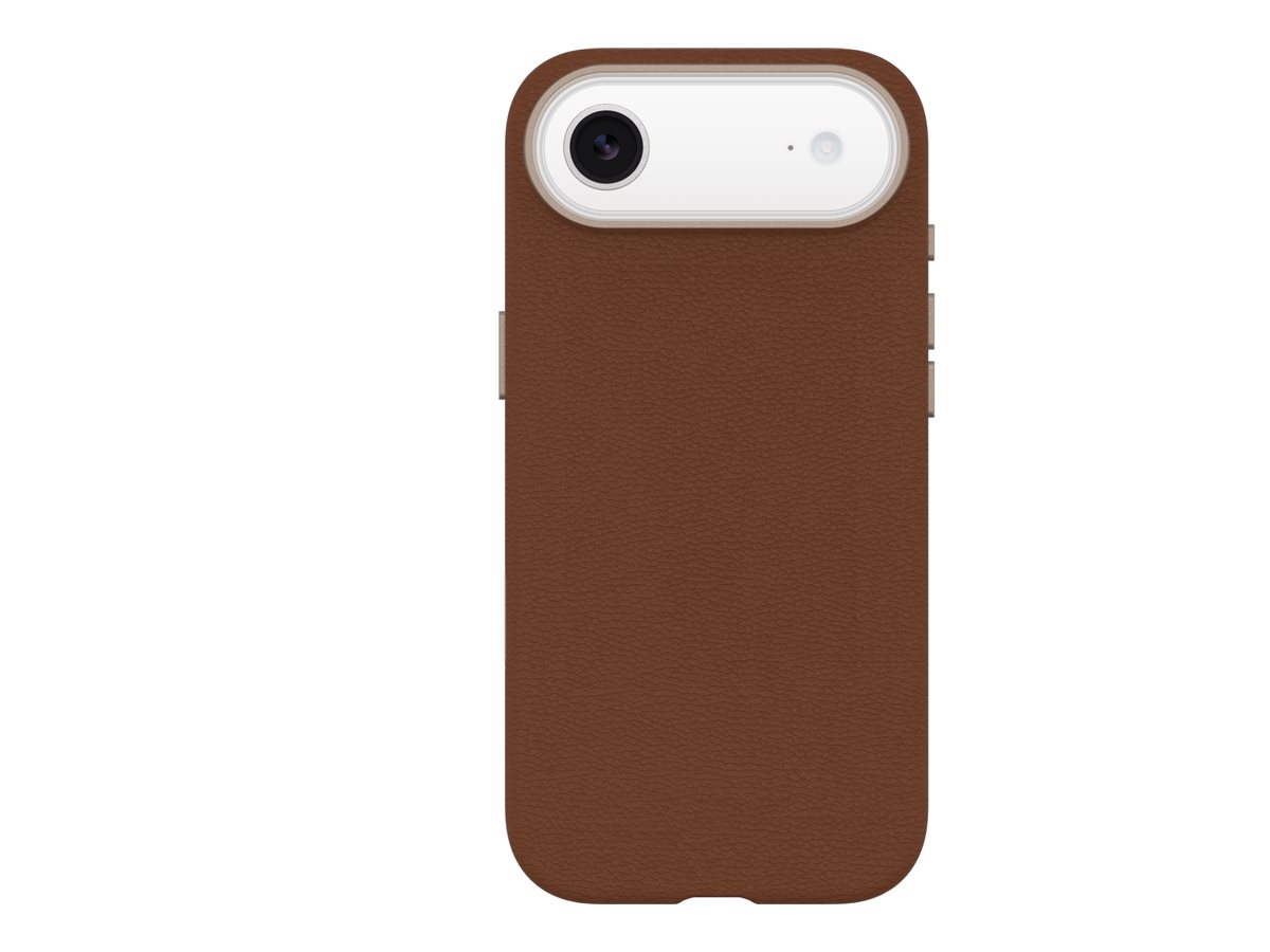 OtterBox Symmetry Cactus Leather Camera Control Apple iPhone Air Desert Saddle - brown
