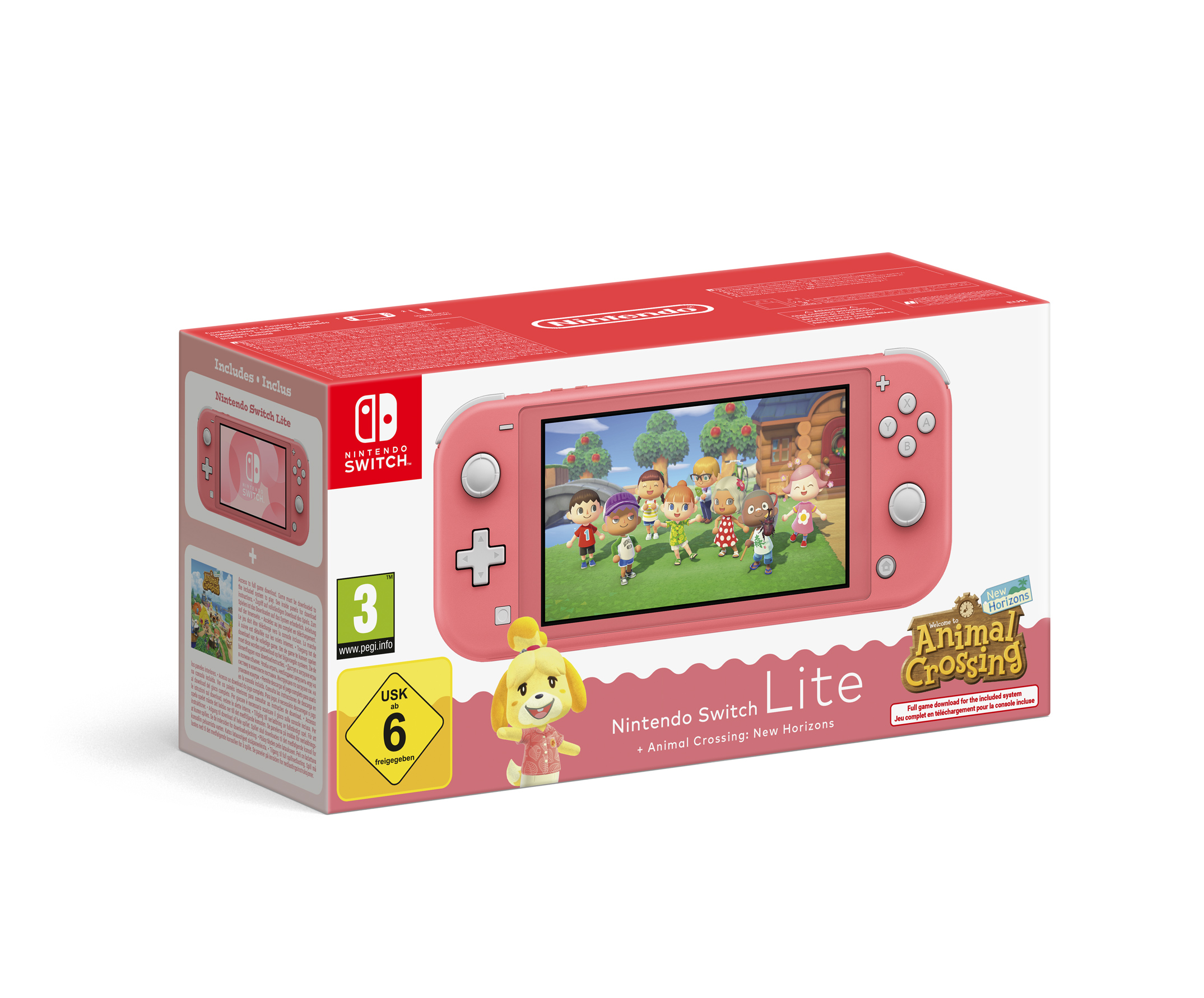 Nintendo Switch Lite Animal Crossing 32GB Blå billede