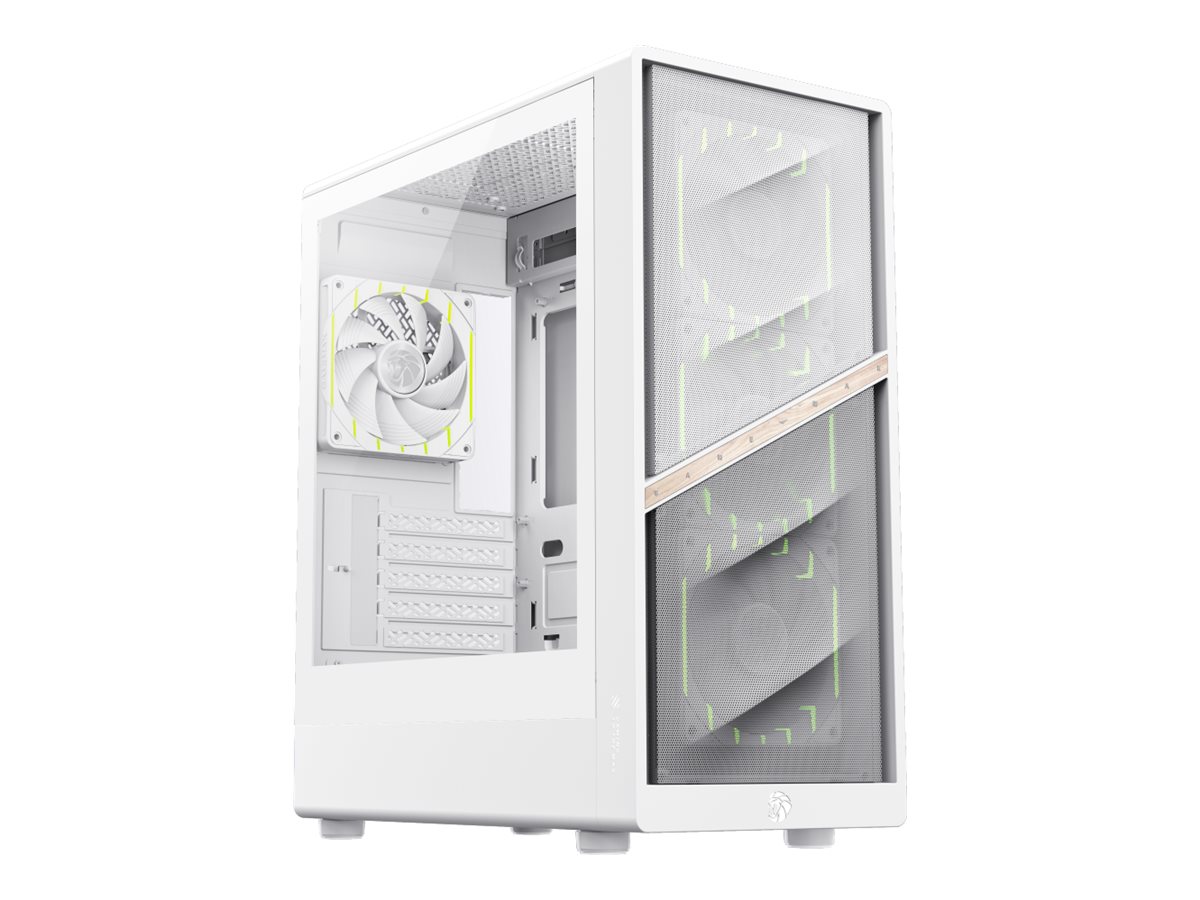 GameMax Alpha AERIS 330 MW Tower Micro ATX Hvid