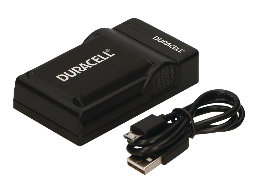 Duracell - USB-batterioplader - 1 x batterier lader op - sort - for Sony NP-BX1