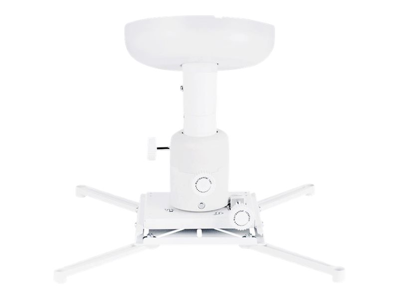 Multibrackets M Universal Ceilingmount - Monteringssæt (til loftmontering) - for projektor - hvid - loftsmonterbar
