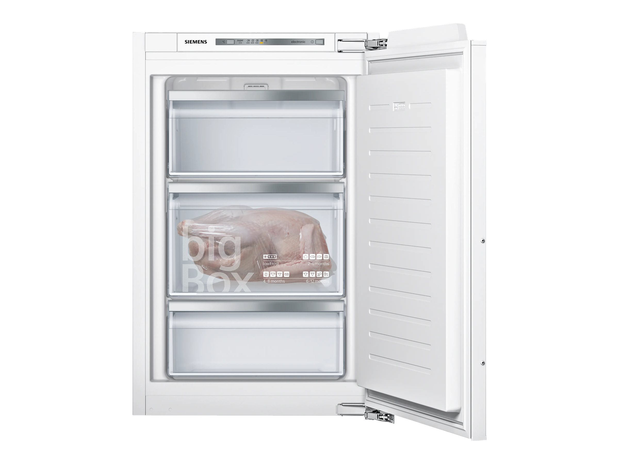 Siemens iQ500 GI21VADD0 - Fryser - stående - til indbygning - niche - bredde: 56 cm - dybde: 55 cm - højde: 88 cm - 95 liter - Klasse D