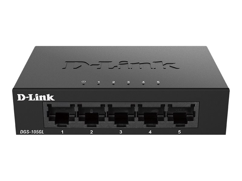 Switch 5x gigabit unmanaged, 5-port 10/100/1000 Mbps, 1000Base-T, IEEE 802.3, IEEE 802.3u, IEEE 802.3ab, IEEE 802.3az, 10 Gbps switching capacity