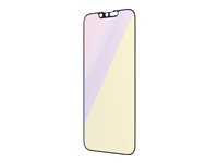 PanzerGlass - Skærmbeskytter for mobiltelefon - ultrabred pasform - glas - rammefarve sort - for Apple iPhone 13, 13 Pro, 14