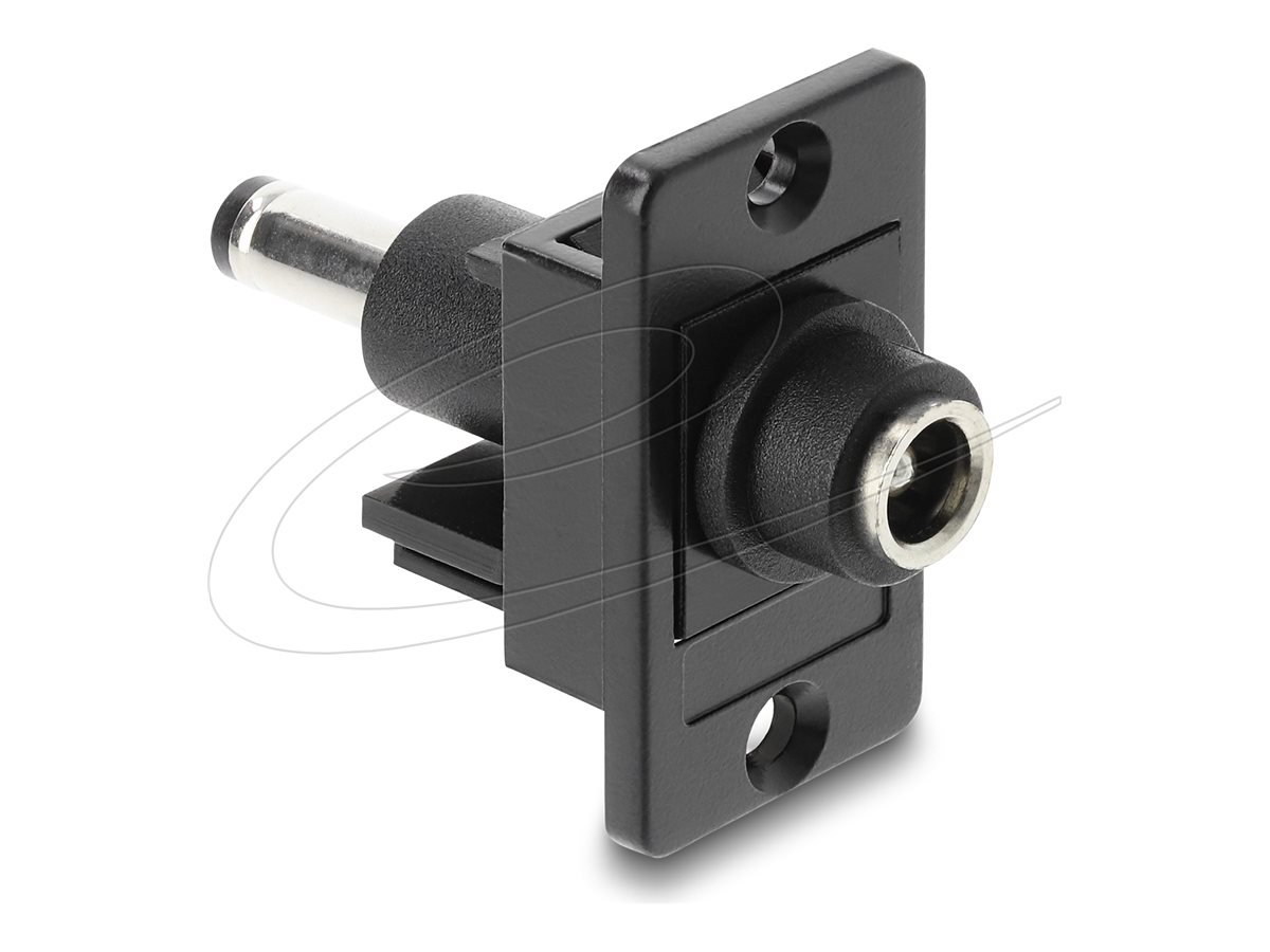 Delock - stikadapter - DC jack 5,5 mm x 2,5 mm til DC jack 5,5 mm x 2,1 mm