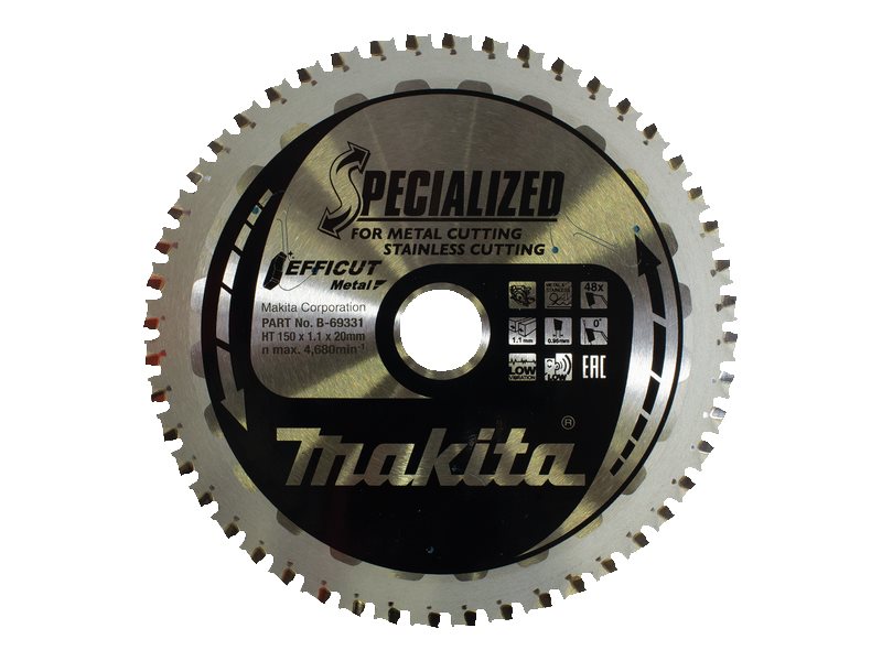 Makita Klinge Tct 150x20mm X 48t - B-69294