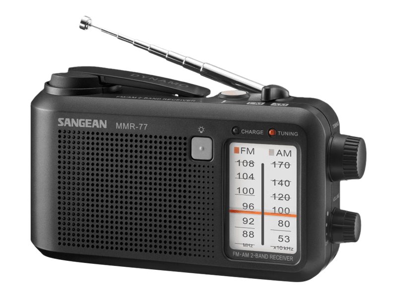 Sangean-MMR-77 - Privat radio - 0.1 Watt - mat sort
