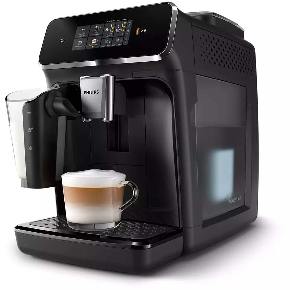 Philips Series 2300 EP2331 - automatic coffee machine with cappuccinatore - 15 bar - lacquered piano black