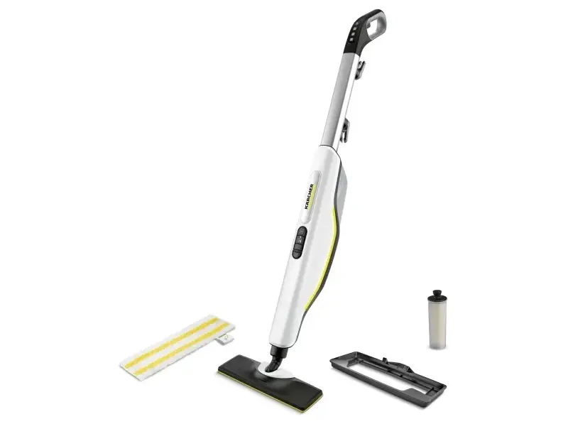 Kärcher SC 3 UPRIGHT, Dampmoppe, 0,5 L, Sort, Hvid, Knapper, 5 m, 1600 W