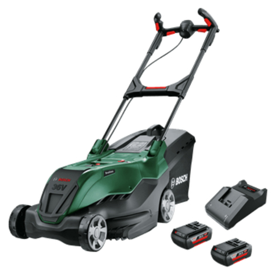 Bosch Elplæneklipper AdvancedRotak 36V-40-650 - 2 x 2,0 Ah batteri og lader