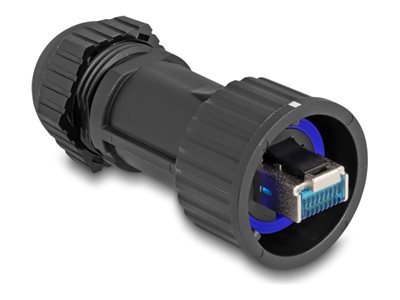 DeLOCK CAT 6a Netværk-konnektor Sort