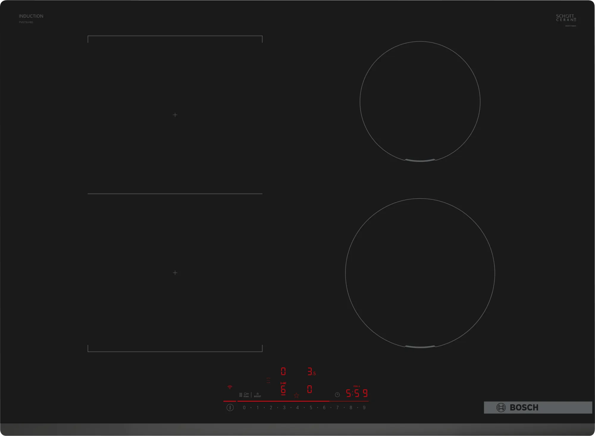 Bosch Serie 6 PVS731HB1E Induktionskogeplade