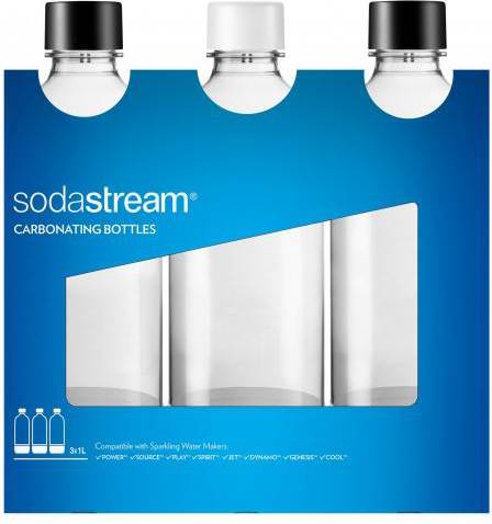 Sodastream Carbonator Flaske Til Kulsyreholdige Drikke 3 stk.