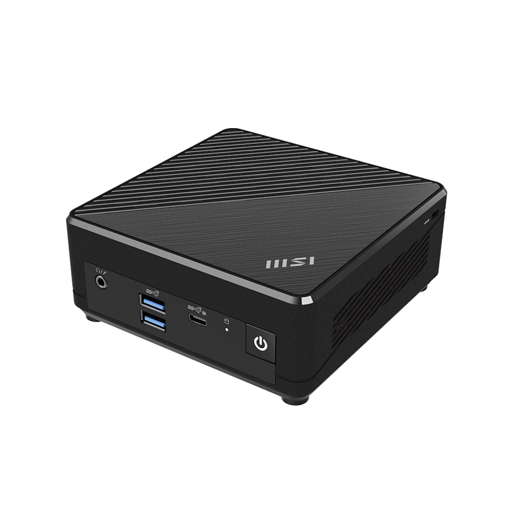 MSI Cubi N ADL 226AT - Mini PC N-series N100 / op til 3.4 GHz - RAM 4 GB - SSD 128 GB - NVMe - UHD Graphics - Gigabit Ethernet - Win 11 Pro - skærm: ingen - sort