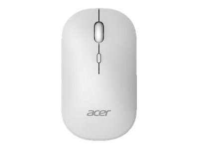 Acer AMR130 - mouse - 2.4 GHz Bluetooth 5.2 - white - Mus - Optisk LED - 4 knapper - Hvid