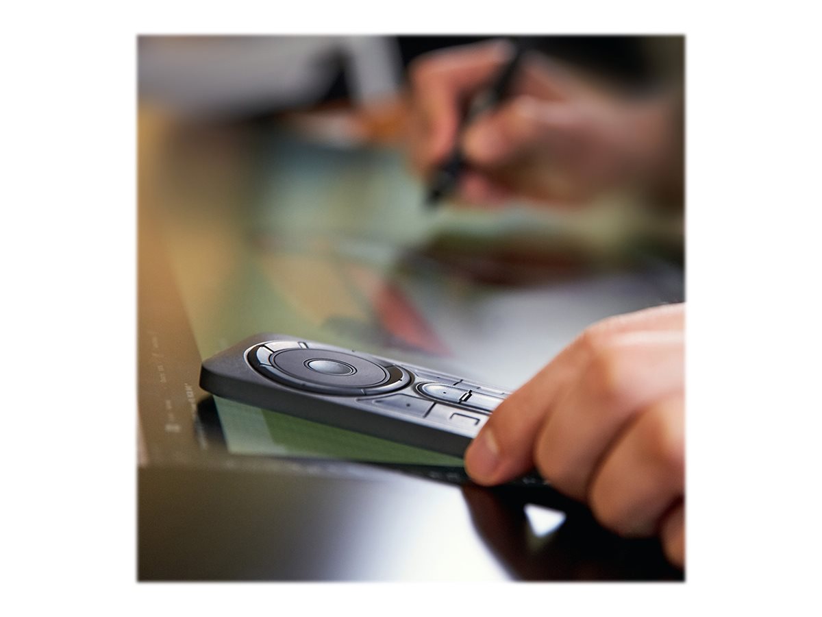 Wacom ExpressKey Remote Accessory - Fjernstyring - for Cintiq 13HD, 16, 21UX, 22HD, 27QHD, Companion 2  Cintiq Companion Hybrid  Cintiq Pro 13, 16, DTH-1320, DTH-1620  Intuos Pro Large, Medium, Medium Special Edition, Paper Edition Large, Paper Edition Medium, Small  MobileStudio Pro DTH-W1320H, DTH-W1320L, DTH-W1320M, DTH-W1620H, DTH-W1620M