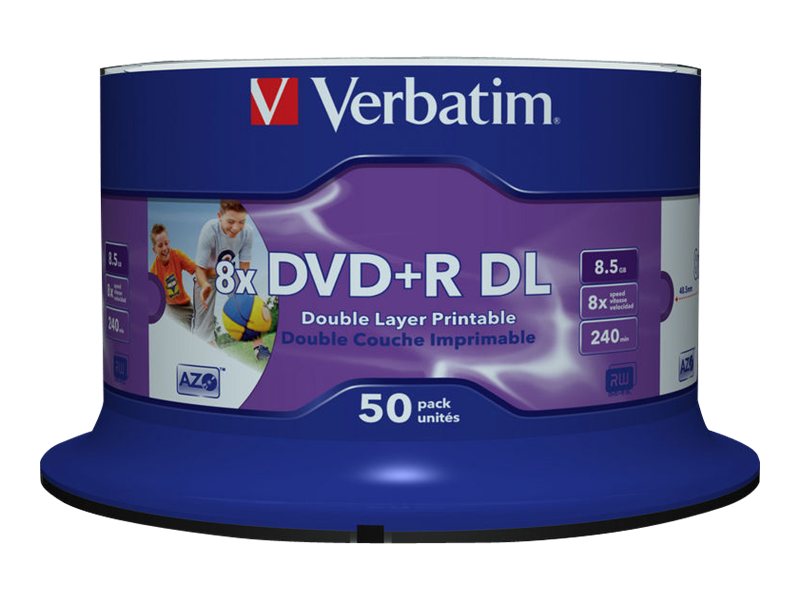 Verbatim 50x DVD+R DL 8.5GB
