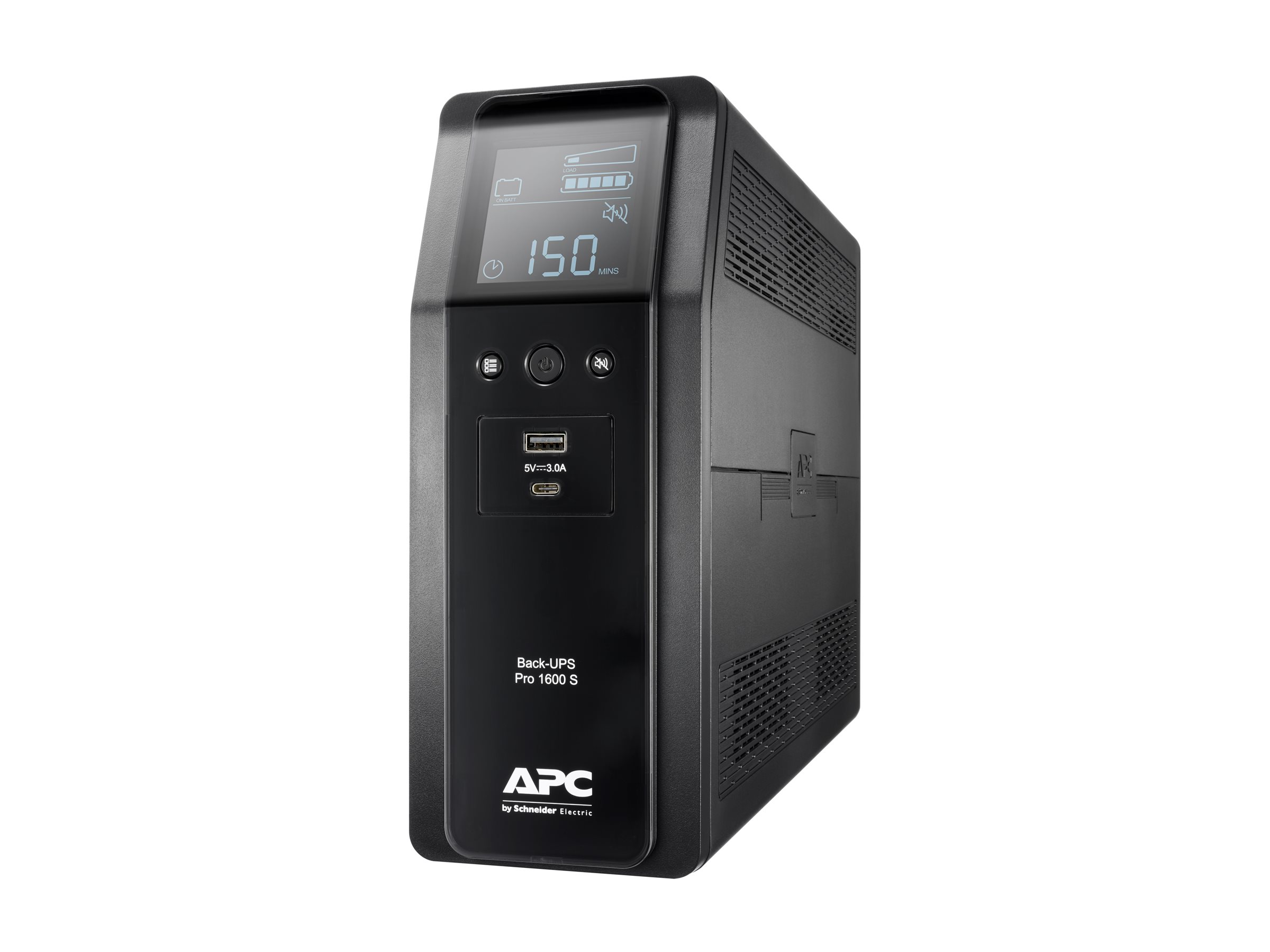 APC Back-UPS Pro BR1600SI - UPS - AC 220-240 V - 960 Watt - 1600 VA - 260 Wh - USB - output-stikforbindelser: 8 - sort