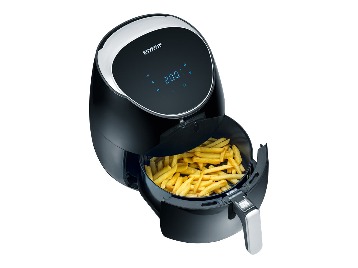 Severin Severin FR 2445 Air-fryer fritøse XXL 5 L Sort