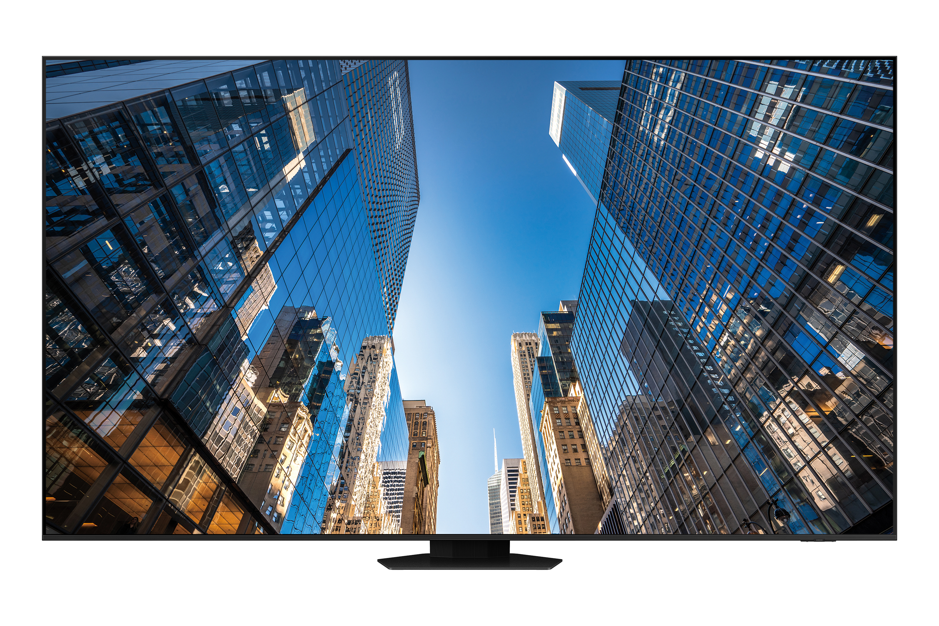 Samsung QE98C - 98 Diagonal klasse (97.5 til at se) - QEC Series LED-bagbelyst LCD paneldisplay - digital skiltning - Tizen OS - 4K UHD (2160p) 3840 x 2160 - titansort