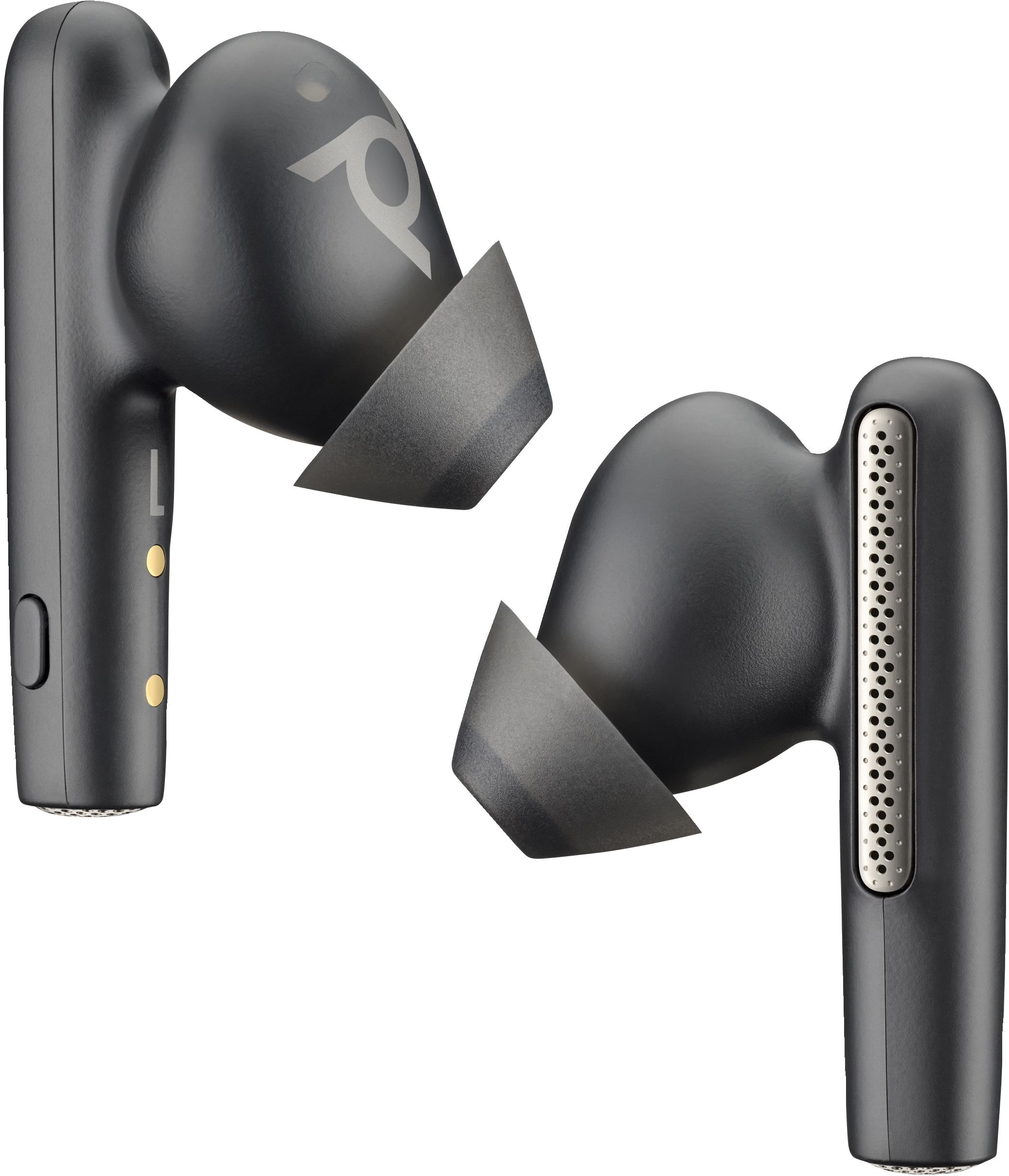 HP Poly - Ørepropper sæt for sand trådløs-øretelefoner - sort (pakke med 2)