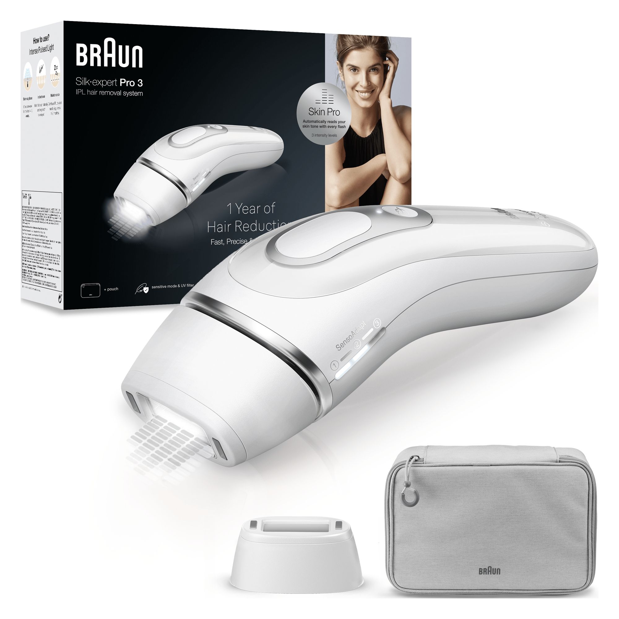 Braun Silk-expert Pro Silk expert Pro 3 PL3020 Sølv billede