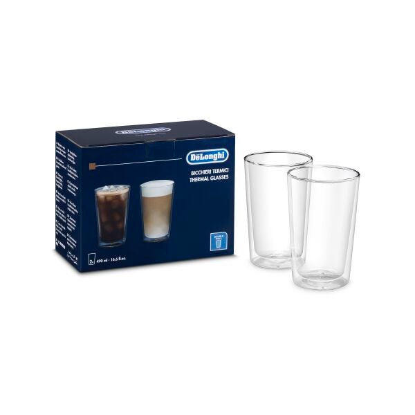 De’Longhi SC319 kaffeglas Transparent 2 stk 490 ml