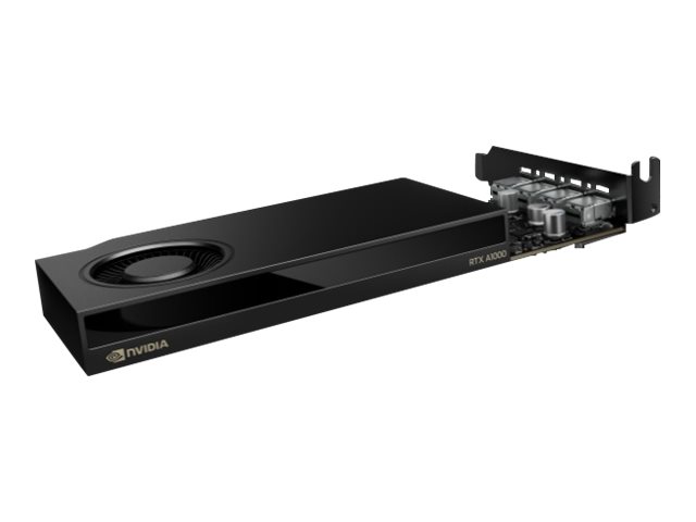 NVIDIA RTX - Grafikkort - RTX A1000 - 8 GB GDDR6 - PCIe 4.0 x8 lavprofil - 4 x Mini DisplayPort