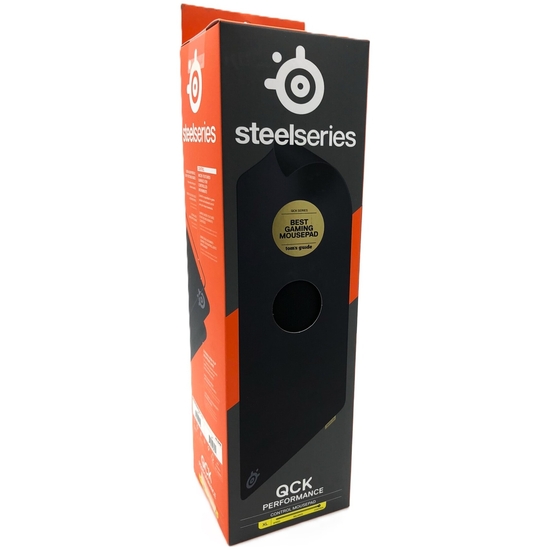 Steelseries 63435, Sort, Monokromatisk, Skum, Neopren, Polyester, Skridsikker bund, Gaming musemåtte