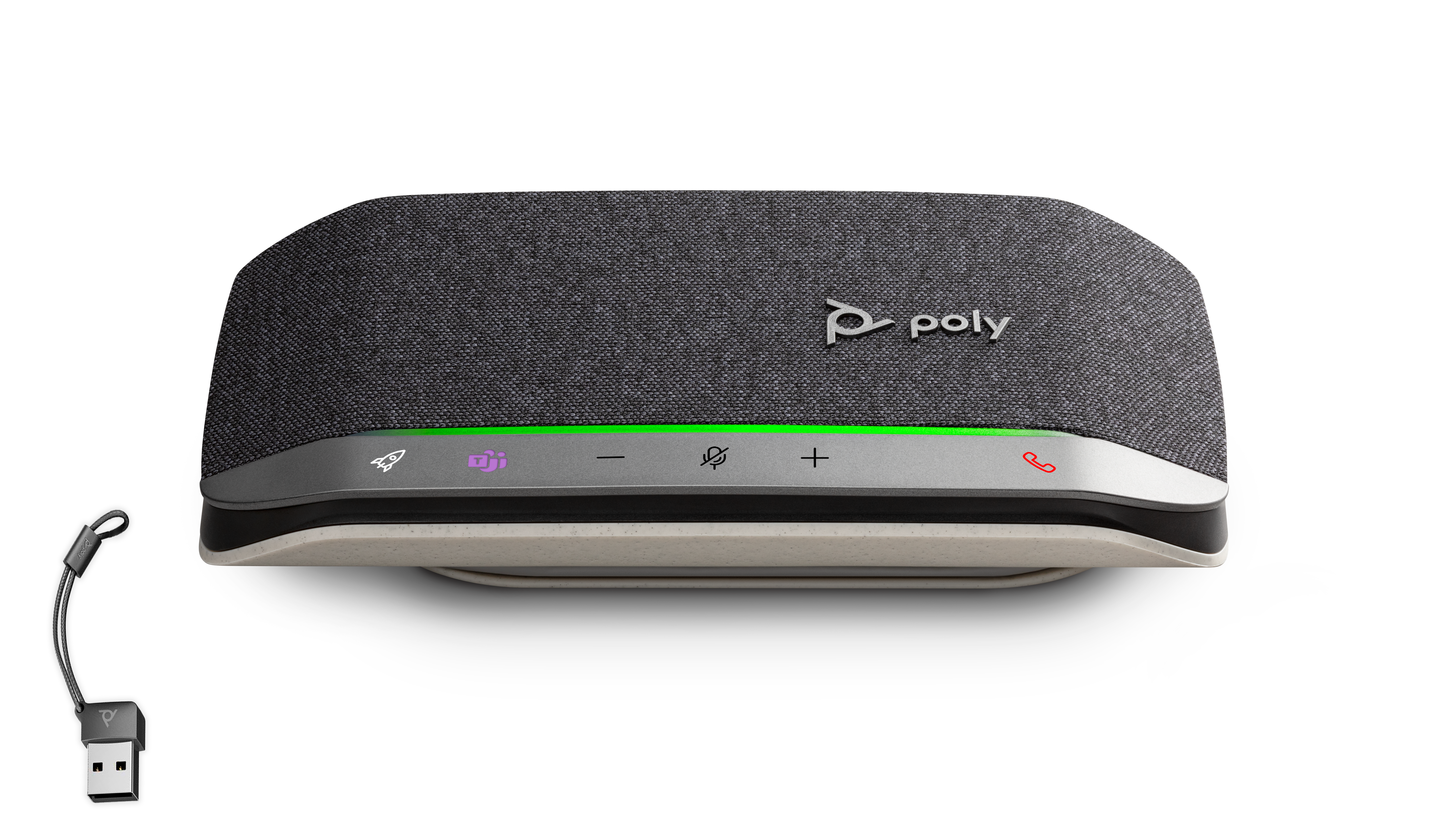 HP Poly Sync 20-M - Smart højttalertelefon - Bluetooth - kablet, trådløs - USB-A, USB-C - sort - Certified for Microsoft Teams