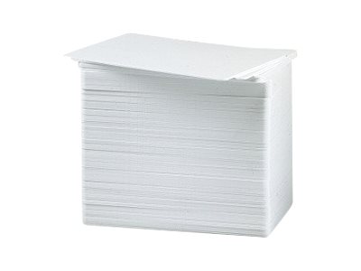 Zebra - Polyvinylklorid (PVC) - 10 mil - CR-80 Card (85.6 x 54 mm) 500 kort kort - for Zebra P100i