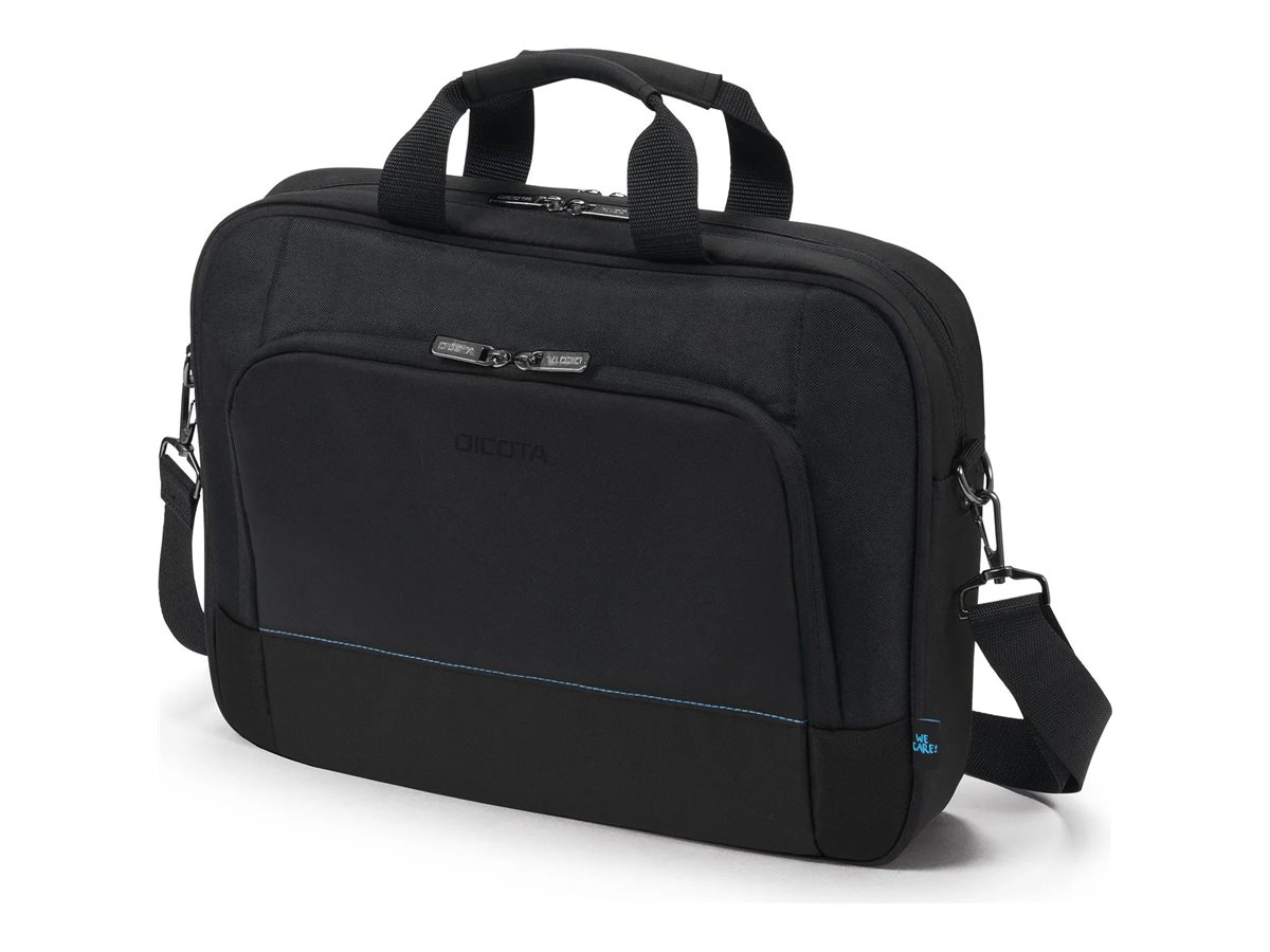 DICOTA TWO Bæretaske til notebook 17.3" 300D RPET polyester Metalramme Sort
